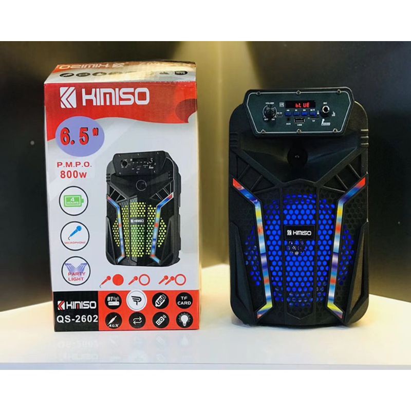 Speaker KIMISO QS 2602 + Mic + Remote Control