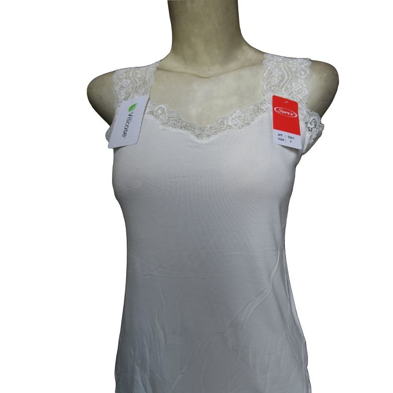 SOREX Tanktop Dalaman Wanita Orisinil / Tanktop Sorex Renda Atasan Wanita