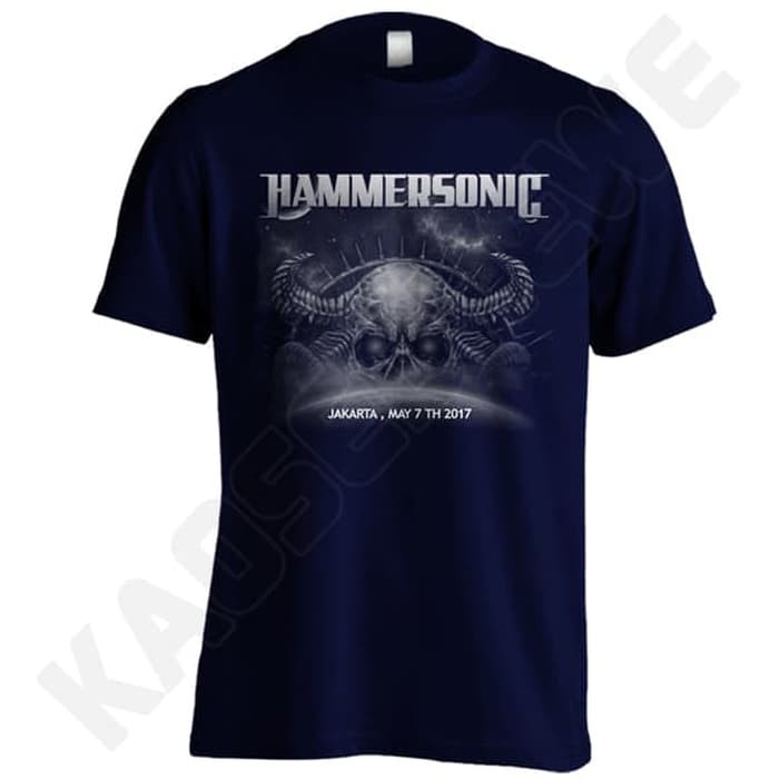 KAOS HAMMERSONIC 2017 - C01 - NAVY UKURAN S-XXL