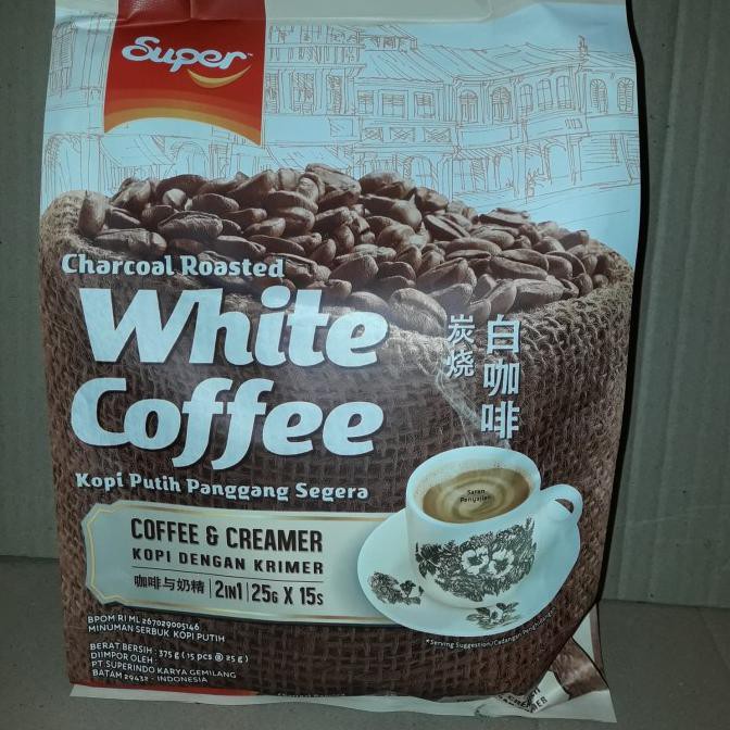 

Super white coffee 2 in 1 coffee & creamer