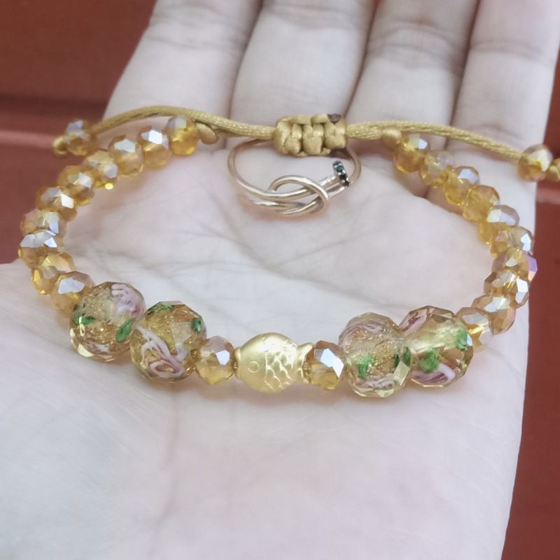 Gelang HongKong Charm Pisces Liontin Ikan