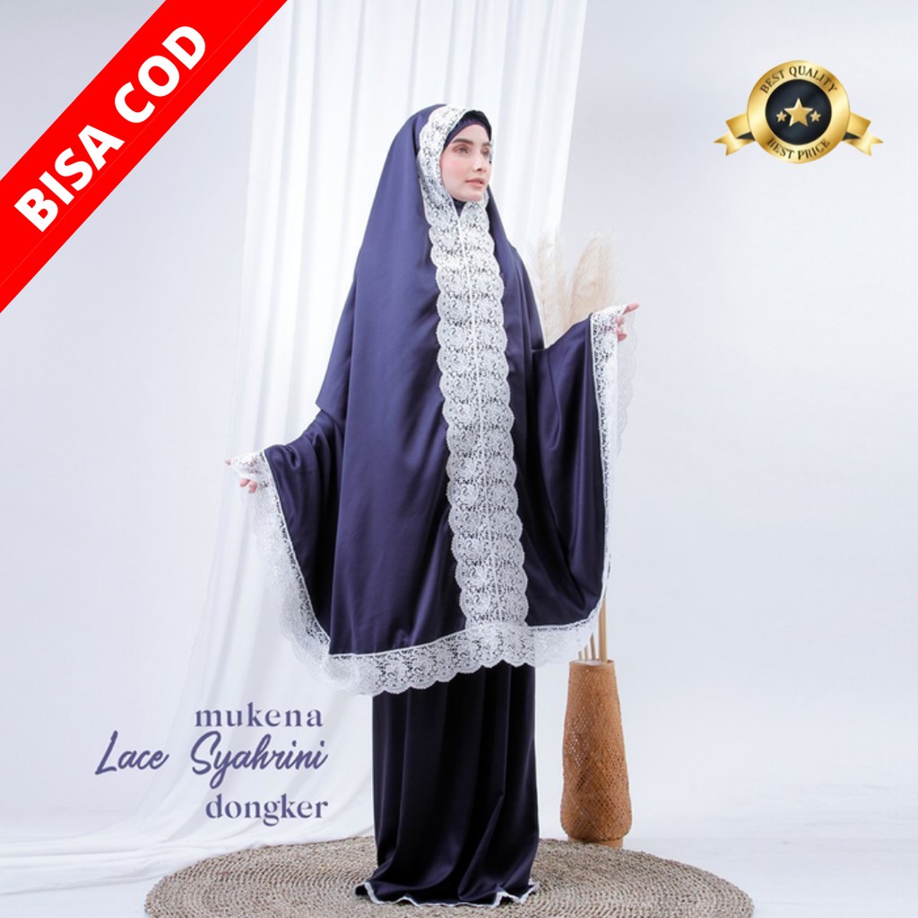 Mukena jumbo dewasa Mukena terbaru 2022 mukena murah bahan adem murah katun jumbo lace syahrini