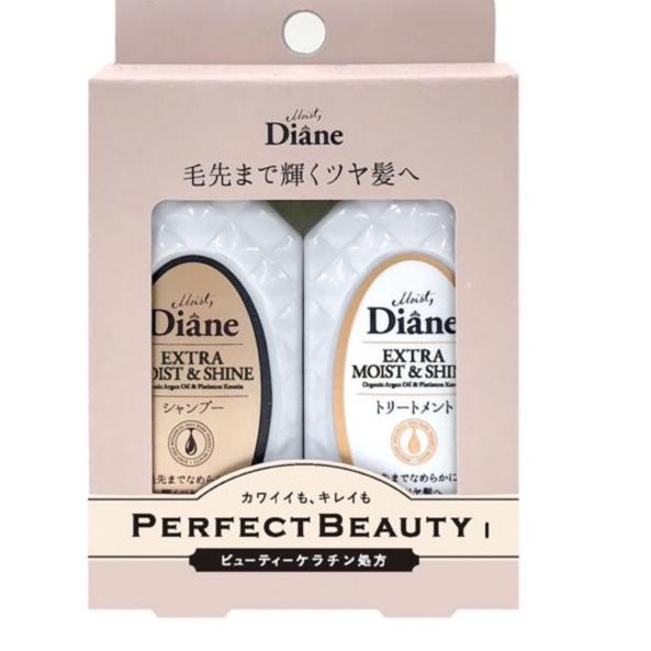 ➠ Moist Diane Shampoo and Conditioner Travel Size Set Extra Damage & Repair Moist & Shine  Murah ★.