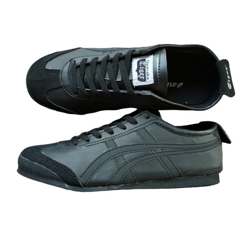  SEPATU  ASICS  ONIT SUKA TIGER SLIP ON MEXSICO 66 FULL  BLACK  