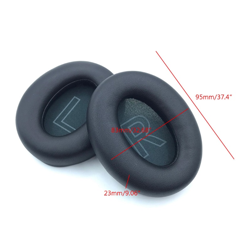 Vivi 2pcs Earpads Pengganti Bahan Memory Foam Untuk Headphone Anker Q20