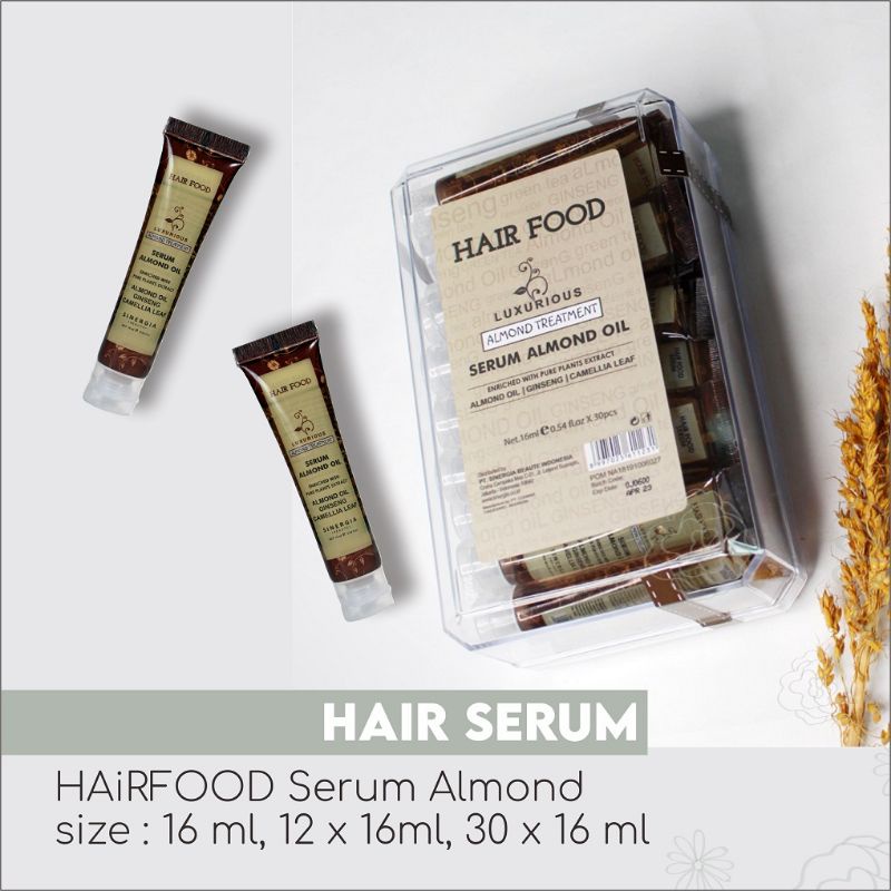 Khusus 1box Terra Diverde Hair Food Serum Almond oil , ginseng , carmelia leaf
