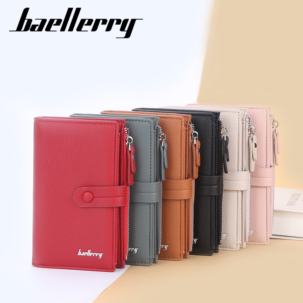 BAELLERRY N3233 Dompet Wanita Kecil Bahan Kulit PU Leather Premium WATCHKITE WKOS