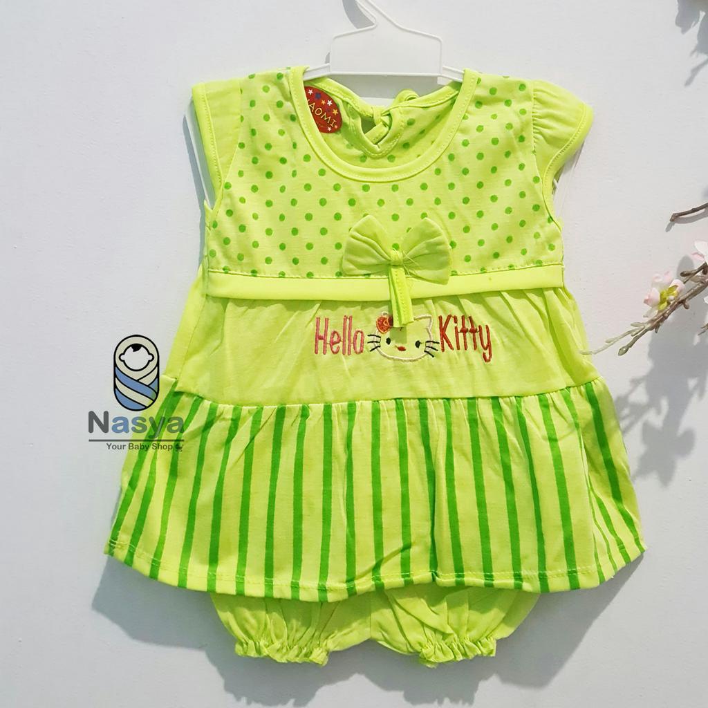 [N-016] New Arrival Setelan baju kutung dan celana pendek bayi 3-6 bulan