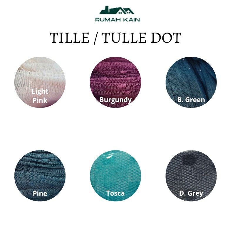 Tille Dot/ Tulle Dot/ Tile Dot/ Polyester/ Tile Doty/ Tiledot