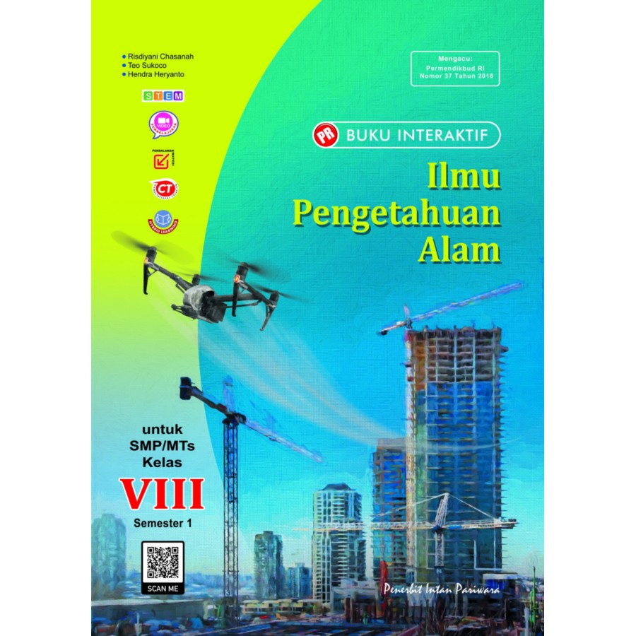 BUKU PR/LKS INTERAKTIF SMP KELAS 8 INTAN PARIWARA SEMUA MAPEL-IPA SMT 1