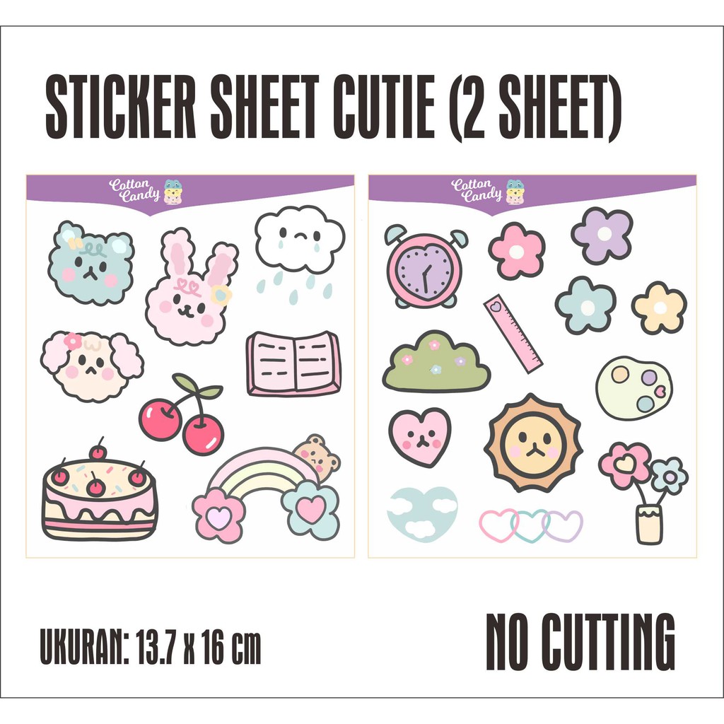 

sticker sheet cutie