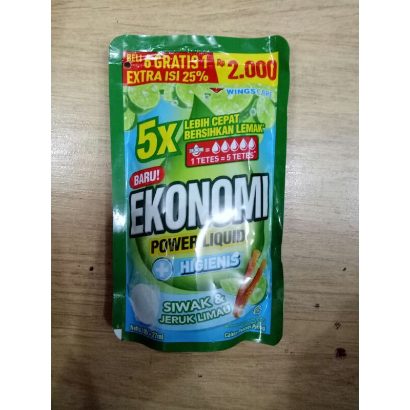 Ekonomi power liquid 105+27ml extra25%