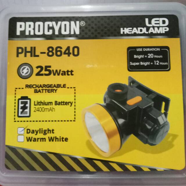 SENTER KEPALA PROCYON 25W