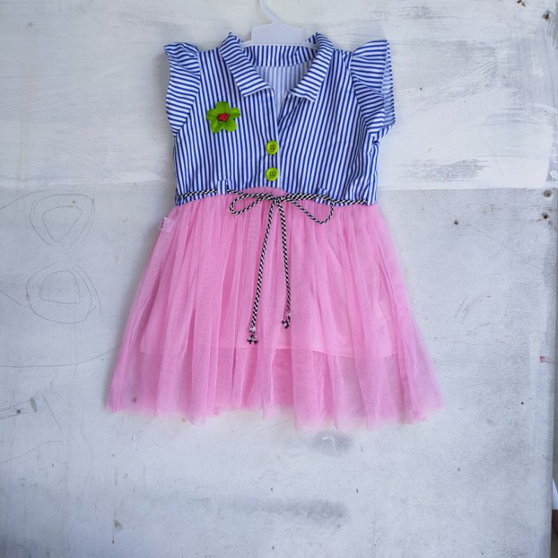 Dress tutu anak 1 2 3 4 tahun gaun tutu anak baju anak cewek perempuan ( dress Putri tutu XL )