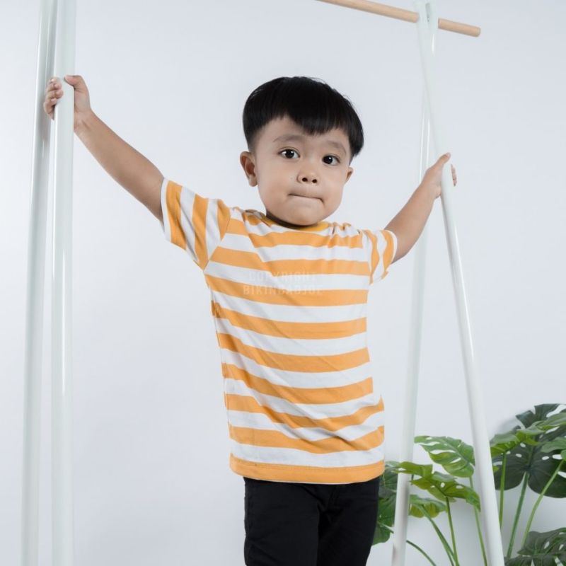 Kaos Anak Stripe Salur Big Stripe Series, Cotton Combed