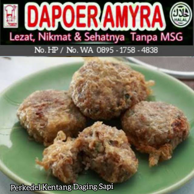 

Perkedel Kentang Daging Sapi Tanpa MSG