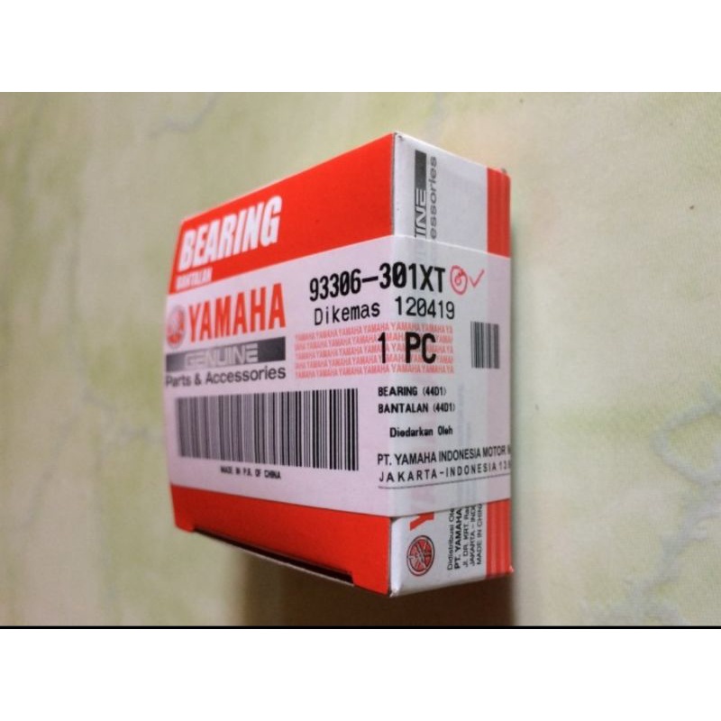 BEARING LAHER GEAR GIR GIGI RASIO MIO J MIO GT SOUL GT 115 ASLI ORI YAMAHA 93306 301XT
