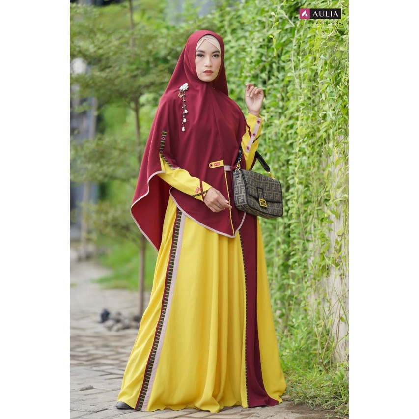 SET GAMIS AULIA FASHION REISHA BUMBLEBEE TERBARU DISKON