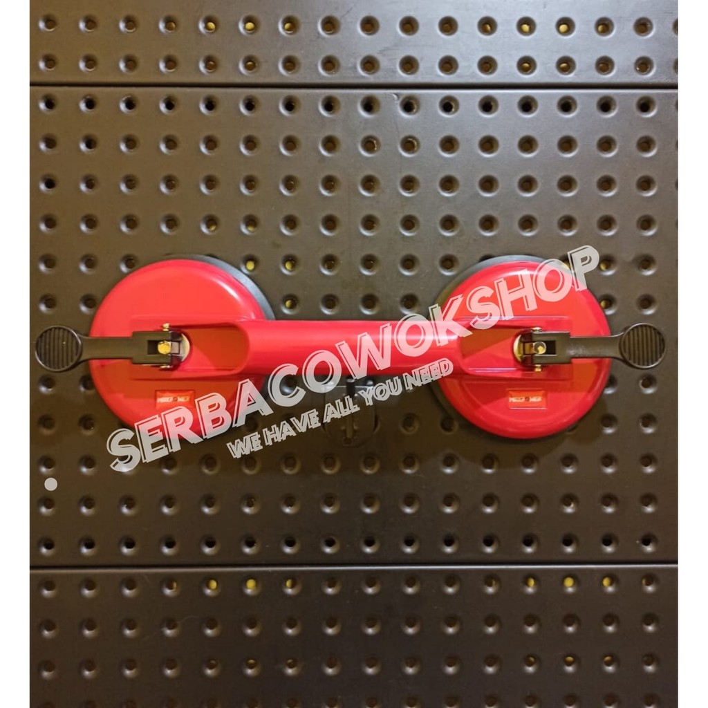 Maxpower Kop Kaca kaki Dua Suction Cup 2 Leg kapasitas 100 Kg PVC Termurah Berkualitas