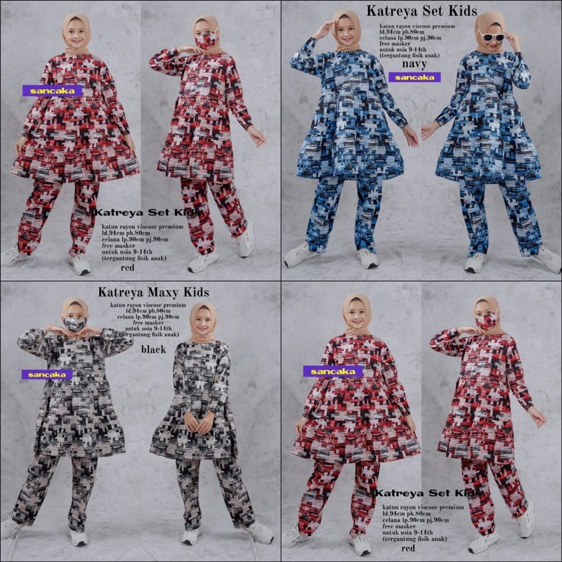 KARINA AYUN BORA KARINE KATREYA LOLITA SEA SEE. ONE SET KIDS ORI KAYLA SANCAKA UNIQUE