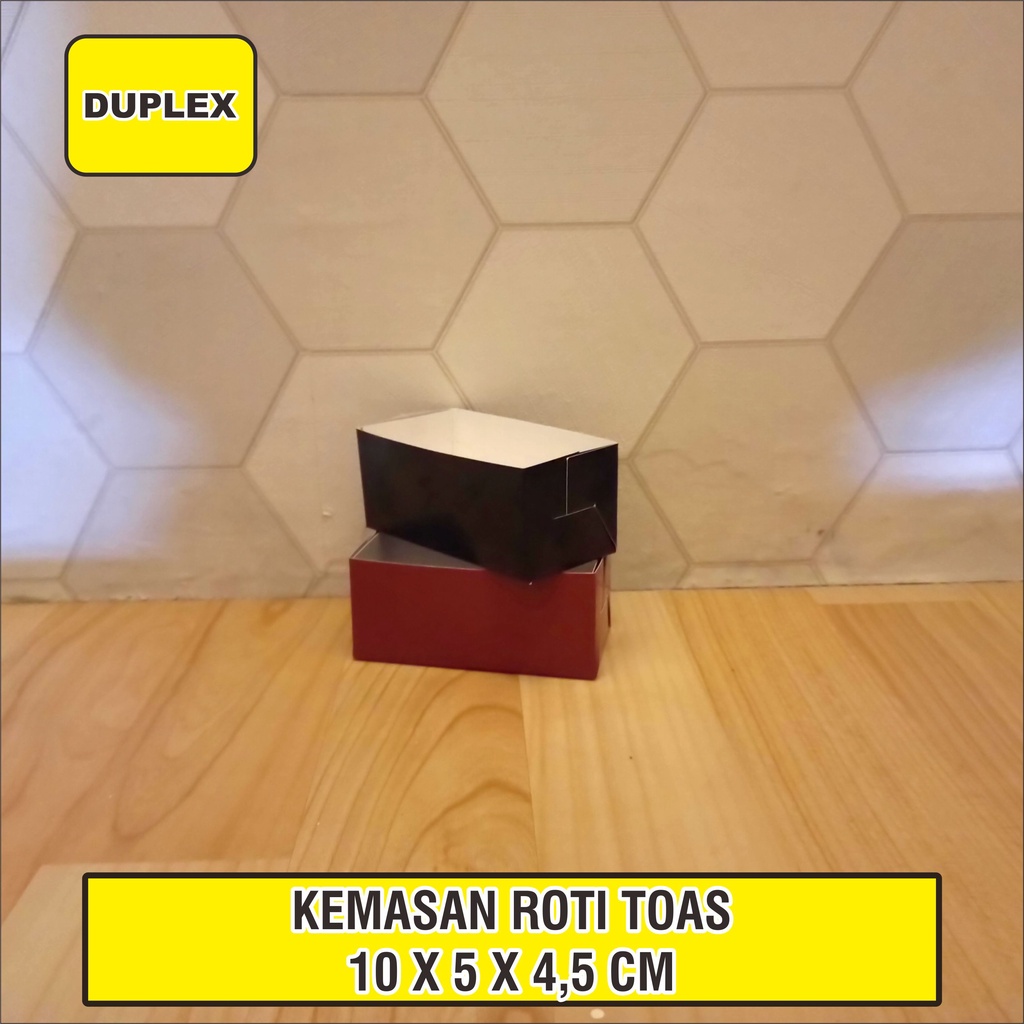 

Kemasan Roti Bread Toast Paper Tray 10x5x4,5 cm