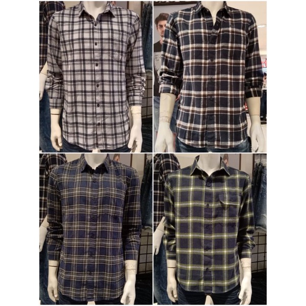 Boombogie kemeja lengan panjang pria promo