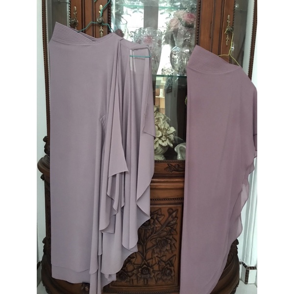 Fatima Khimar Atelier Angelina warna Taro size S Hardpad