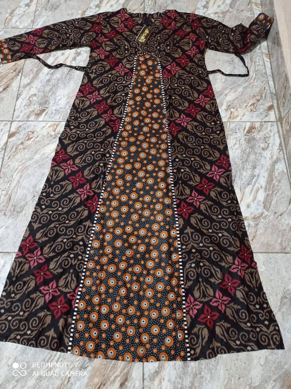 [ Gamis Jumbo ] Terbaru Gamisbatik Sekar Wangi Big Size Ld 120cm Batiksolo Batikmodern Fashionmuslim
