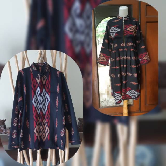 Couple tenun ikat troso