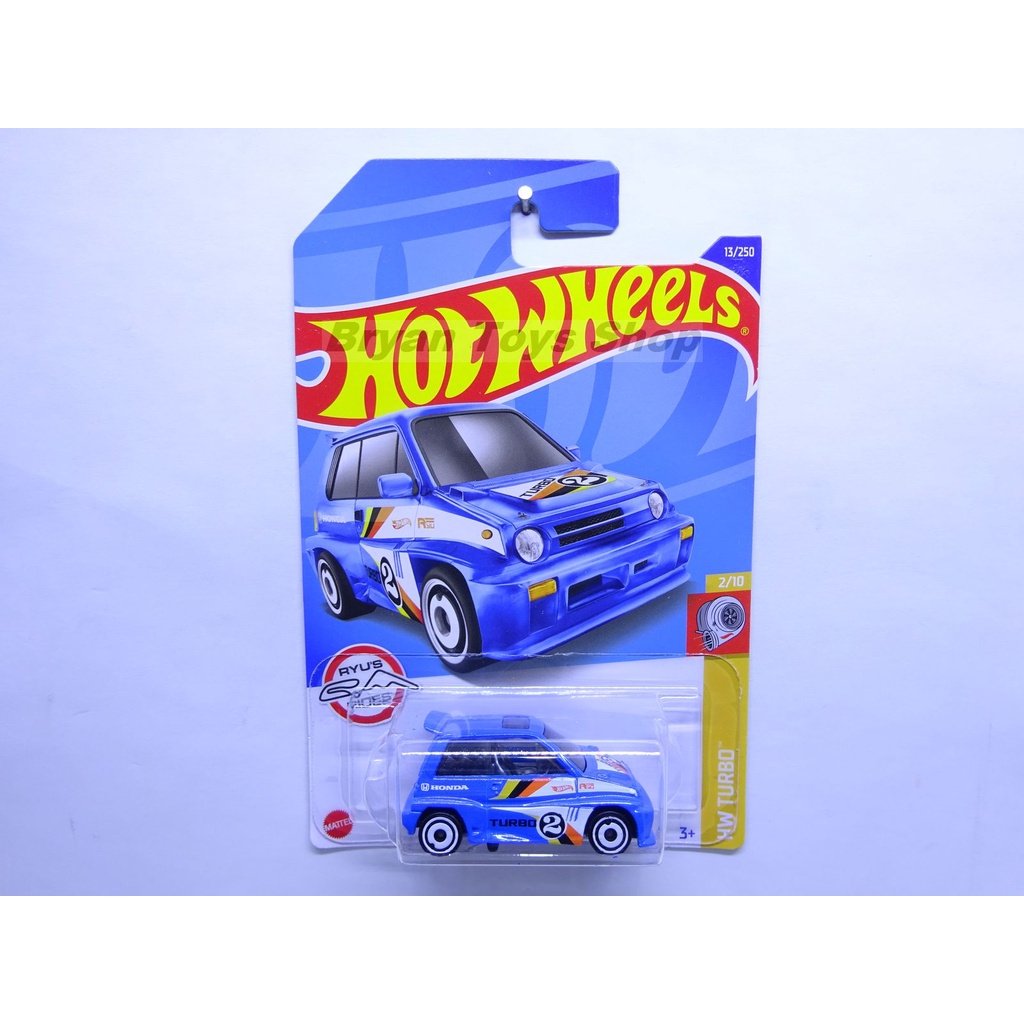 Hot Wheels 85 Honda City Turbo II Biru No. 2