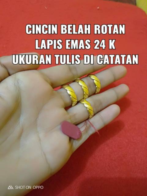 Cincin belah rotan lps ems24k