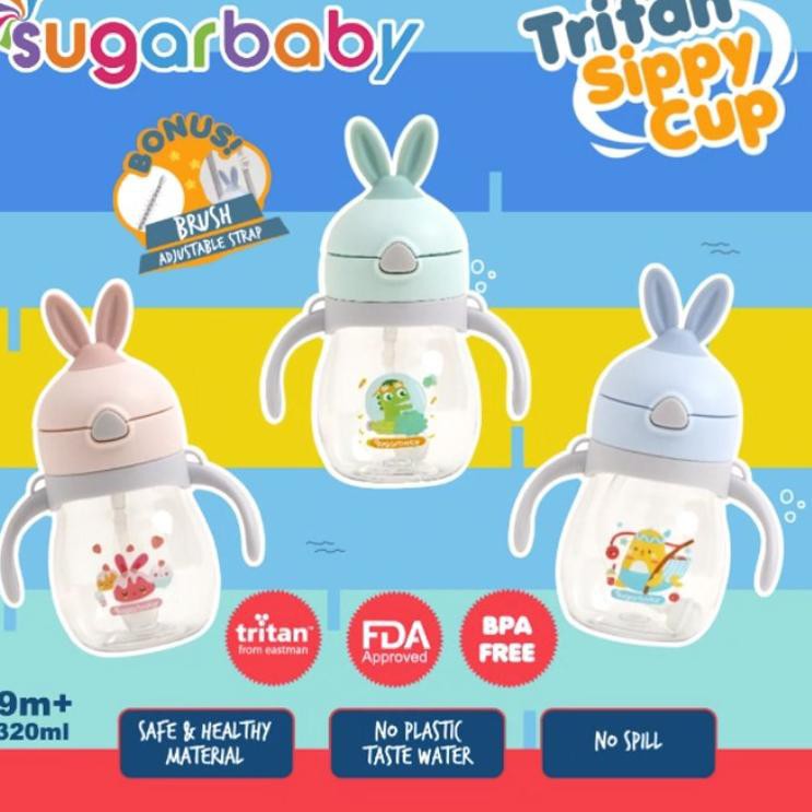 SUGAR BABY TRITAN SIPPY CUP 280ML / BOTOL MINUM / BOTOL MINUM SUGAR BABY