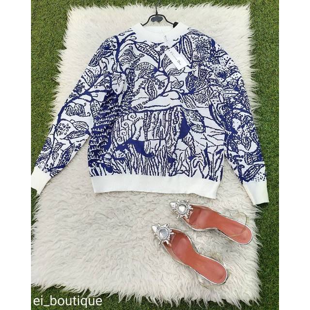Sweater rajut premium dior