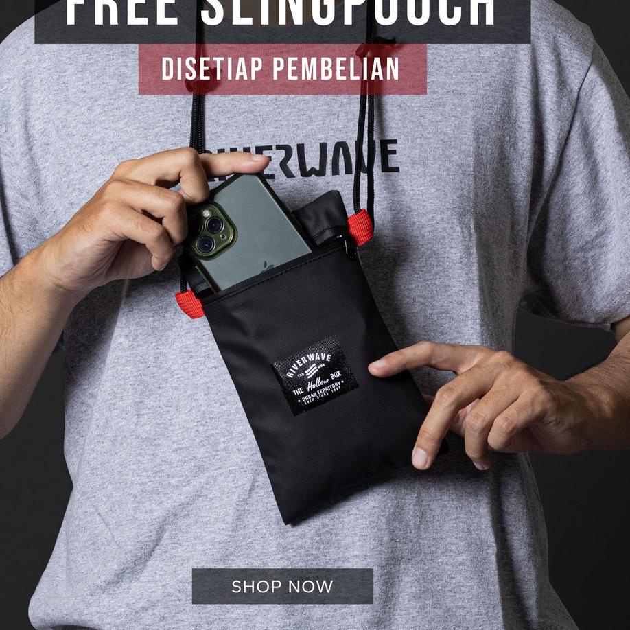 [KODE PRODUK 6ELYC9838] Euphrates Waist Bag | Riverwave | Tas Selempang | Waist bag Water Ressistant