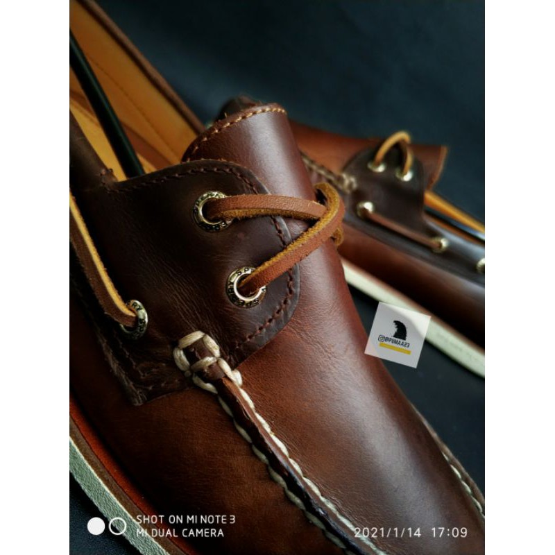 Sperry Topsider Gold Cup Rivingston Original + Free kaos kaki