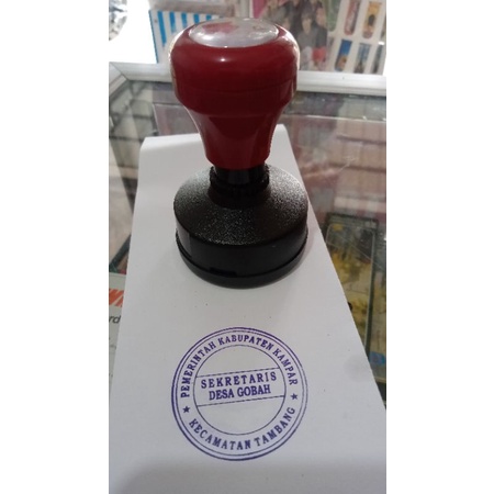 Stempel Otomatis Bulat / Stempel Flash