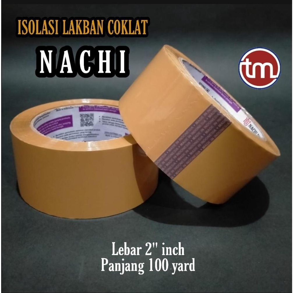 Lakban Coklat Lakban Nachi 48 mm (NACHI COKLAT)