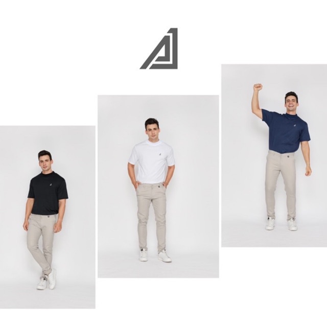 Mock Neck Golf Tee AJ Tour