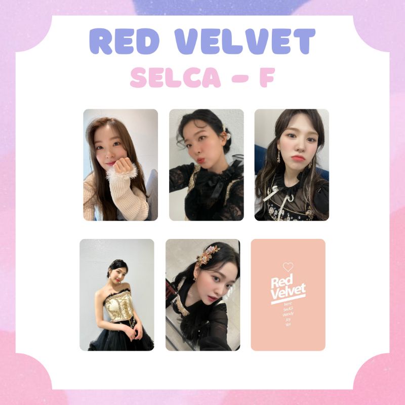 [RED VELVET] PHOTOCARD SELCA RED VELVET IRENE SEULGI WENDY JOY YERI ‼️ BACA DESKRIPSI ‼️