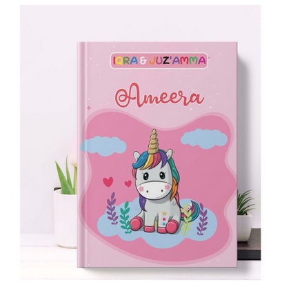 IQRO MILLENIAL CUSTOME NAMA ANAK TERMURAH TERLARIS HARD COVER DAN SOFT COVER