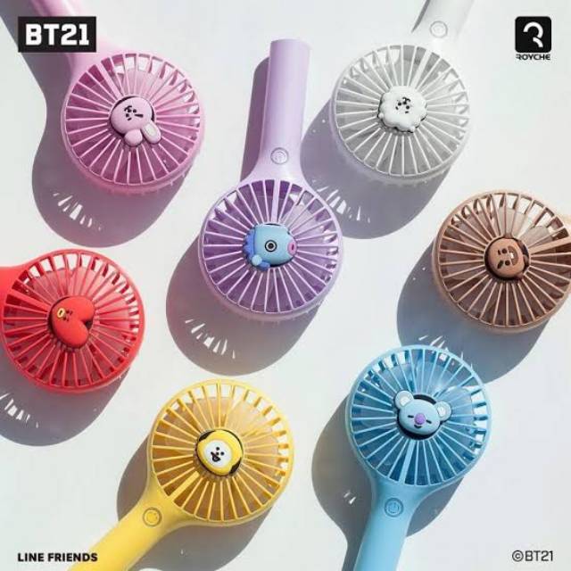 [PRE-ORDER] BT21 X ROYCHE OFFICIAL mini handy fan