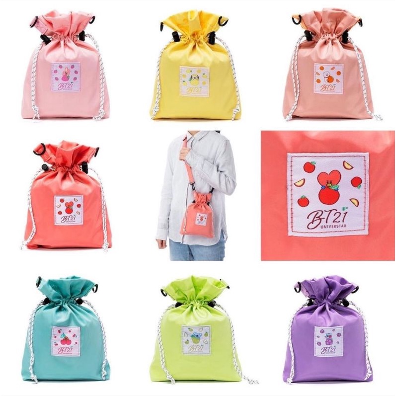 OFFICIAL BT21 JAPAN FRUITY CROSS BODY BAG