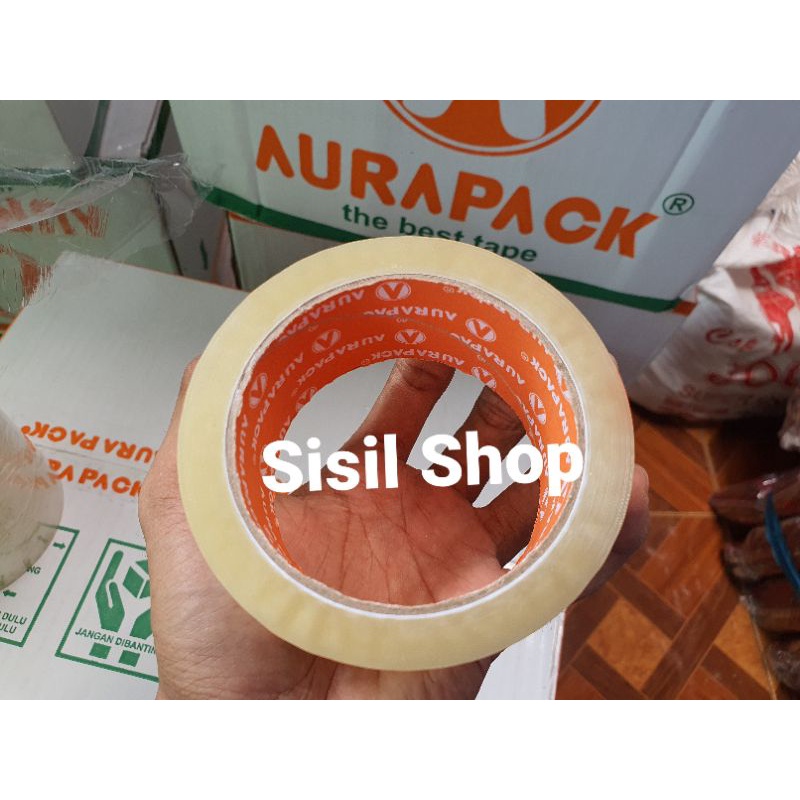 Lakban Bening Aurapack / Lakban Tape Solasi Murah