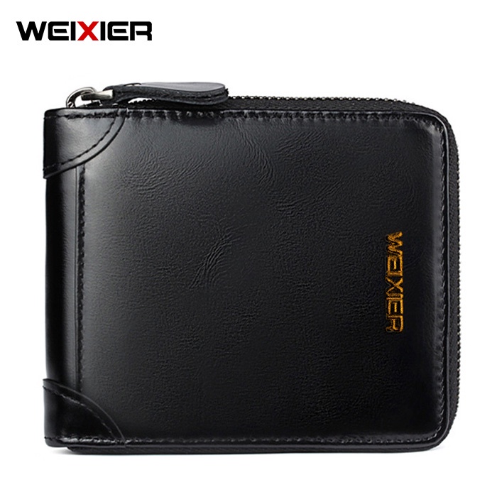 WEIXIER W98 Dompet Lipat Pria Bifold Pendek Kulit Premium WK-SBY