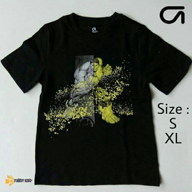 Kaos anak laki-laki original GAPFIT