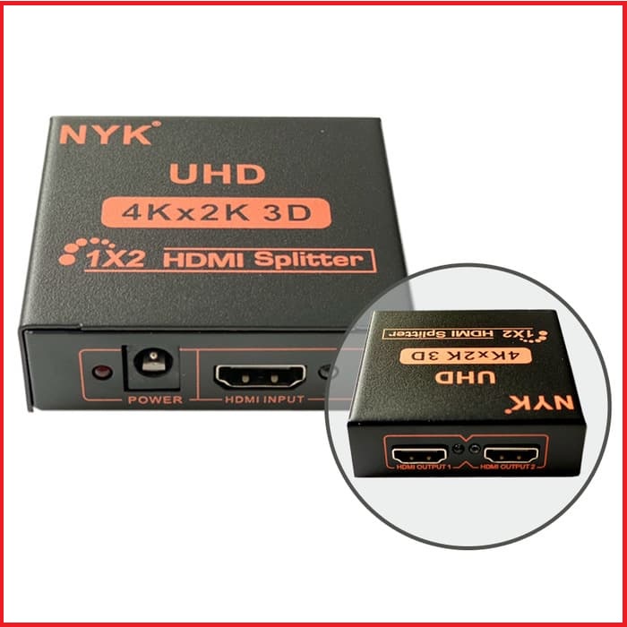 NYK HDMI Splitter 2 Port