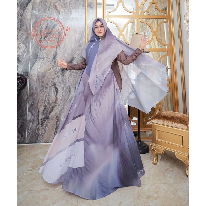 AL QIBLAT PREMIUM SYARI GAMIS SYARI ORIGINAL-Abu