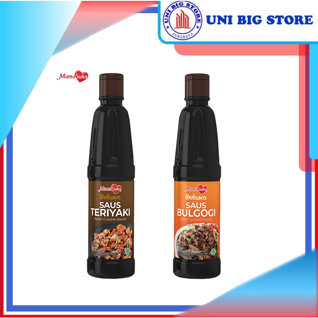 

Mamasuka Mama Suka Delisaos Saus Bulgogi Teriyaki Sauce 260 ml Saos Botol Bottle