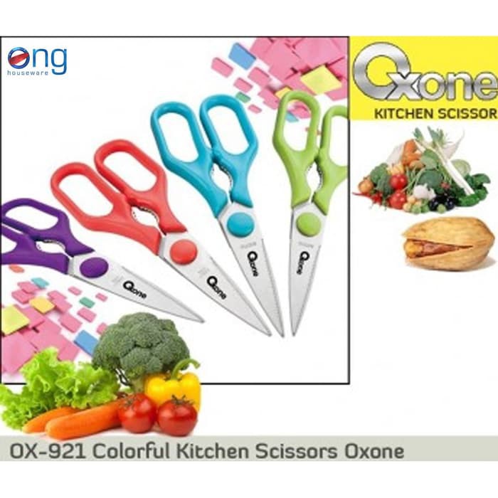 

Gunting Dapur Multifungsi Warna-Warni Stainless Oxone OX921 OX 921