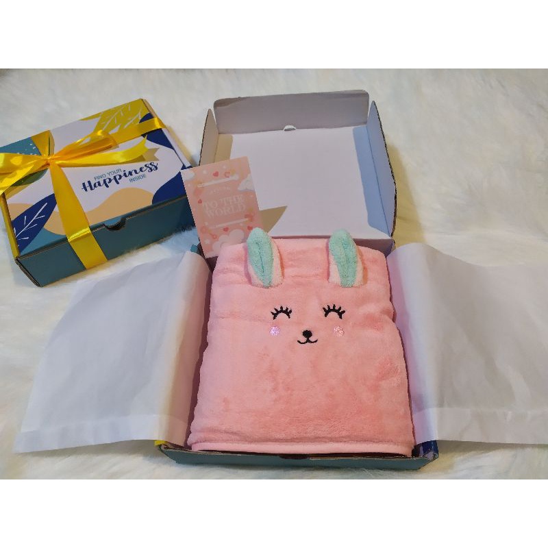 Kado bayi|hampers bayi|parcel bayi|baby gift set|kado lahiran bayi|Handuk bayi-kelinci salem